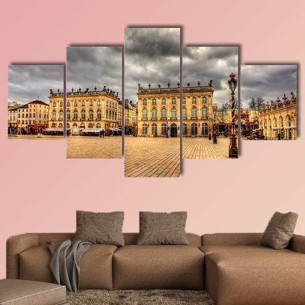 Place Stanislas In Nancy France Canvas Wall Art-5 Star-Gallery Wrap-62" x 32"-Tiaracle