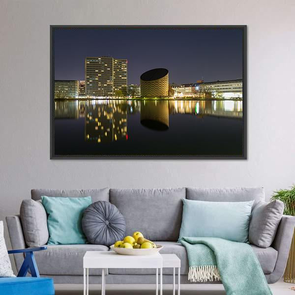 Planetarium In Copenhagen Canvas Wall Art-3 Horizontal-Gallery Wrap-25" x 16"-Tiaracle