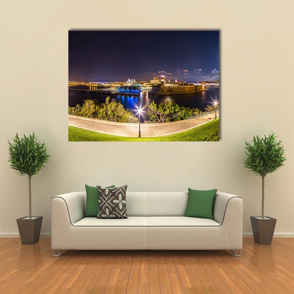 Port Of Vieux In Marseille France Canvas Wall Art-1 Piece-Gallery Wrap-36" x 24"-Tiaracle
