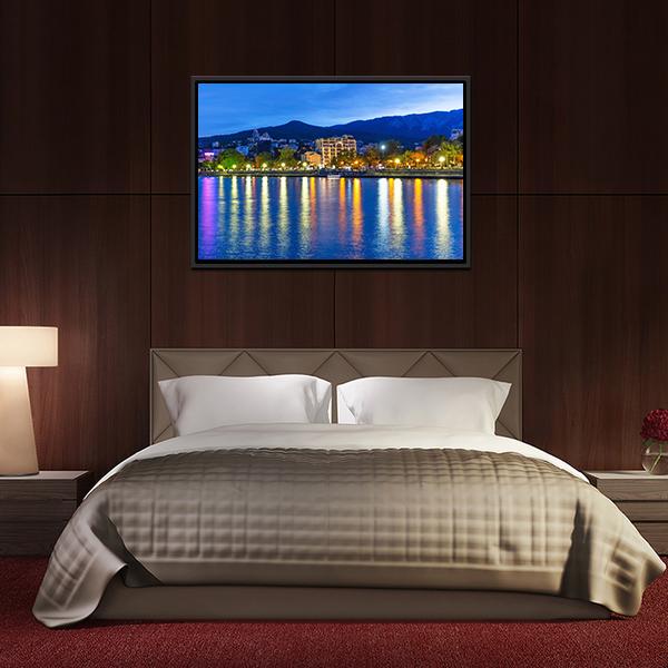 Port of Yalta Ukraine Panoramic Canvas Wall Art-1 Piece-36" x 12"-Tiaracle