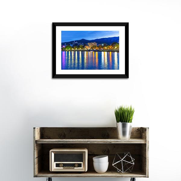 Port of Yalta Ukraine Panoramic Canvas Wall Art-1 Piece-36" x 12"-Tiaracle