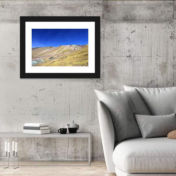 Rainbow Mountain Near Cusco Peru Canvas Wall Art-3 Horizontal-Gallery Wrap-25" x 16"-Tiaracle