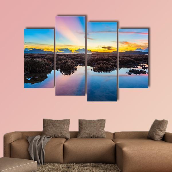 Rawai Beach Phuket Island In Thailand Canvas Wall Art-4 Pop-Gallery Wrap-50" x 32"-Tiaracle