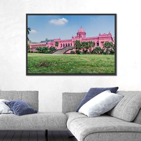 Residential Palace Of Nawab Of Dhaka Canvas Wall Art-3 Horizontal-Gallery Wrap-25" x 16"-Tiaracle