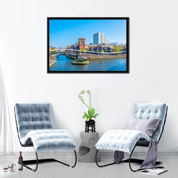 Restaurant In Birmingham Panoramic Canvas Wall Art-1 Piece-36" x 12"-Tiaracle