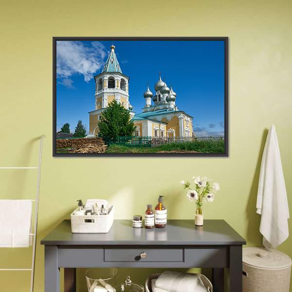 Resurrection Of Christ Church Canvas Wall Art-5 Horizontal-Gallery Wrap-22" x 12"-Tiaracle