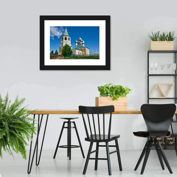 Resurrection Of Christ Church Canvas Wall Art-5 Horizontal-Gallery Wrap-22" x 12"-Tiaracle