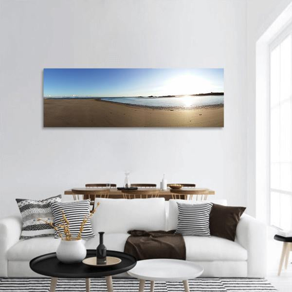 Rhosneigr Anglesey Beach Panoramic Canvas Wall Art-1 Piece-36" x 12"-Tiaracle