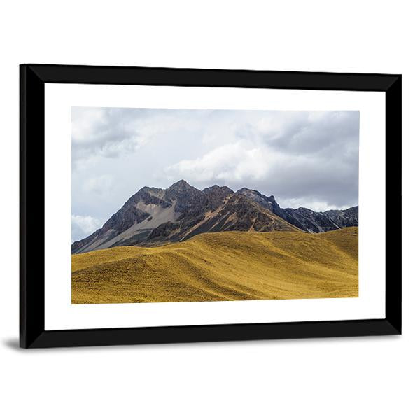 Rocks & Mountain US Canvas Wall Art-3 Horizontal-Gallery Wrap-25" x 16"-Tiaracle