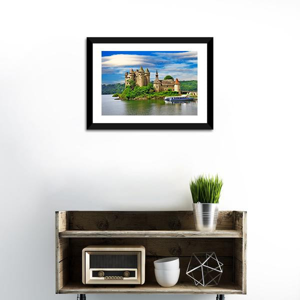 Romantic Castles Of France Canvas Wall Art-3 Horizontal-Gallery Wrap-25" x 16"-Tiaracle