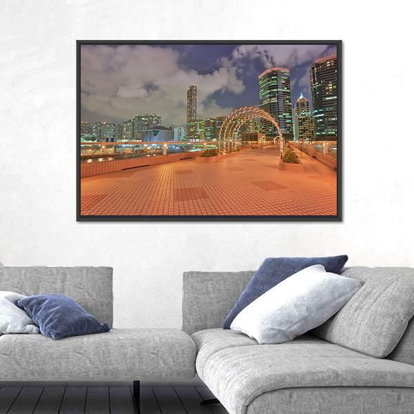 Roof Garden At China Ferry Terminal Canvas Wall Art-3 Horizontal-Gallery Wrap-25" x 16"-Tiaracle