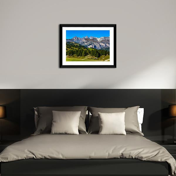 Route In Italian Dolomites Canvas Wall Art-3 Horizontal-Gallery Wrap-25" x 16"-Tiaracle