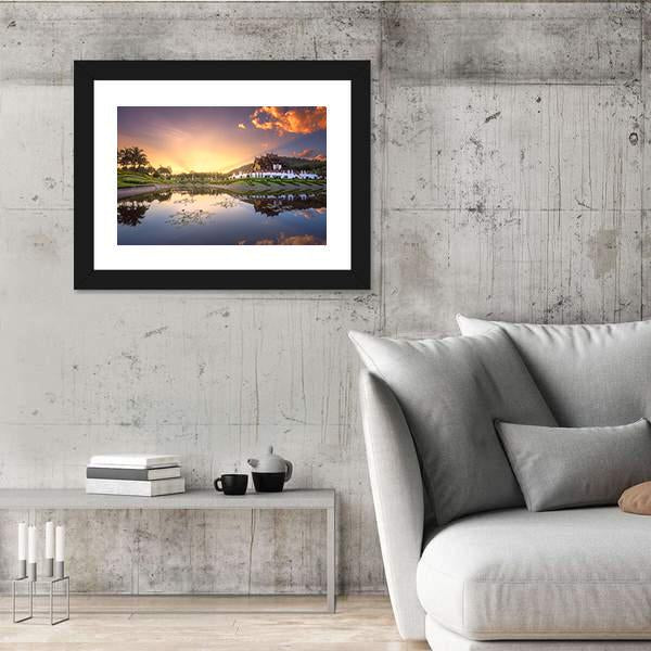 Royal Flora Ratchaphruek Park Canvas Wall Art-3 Horizontal-Gallery Wrap-25" x 16"-Tiaracle