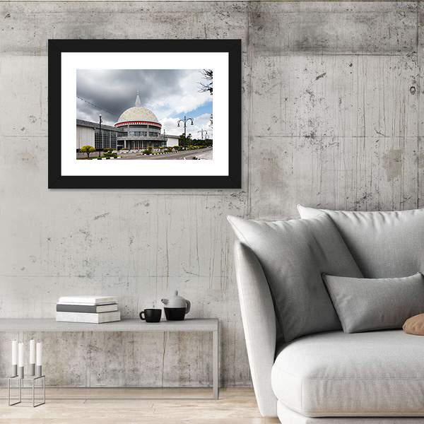 Royal Regalia Museum Of Brunei s Capital Canvas Wall Art-3 Horizontal-Gallery Wrap-25" x 16"-Tiaracle