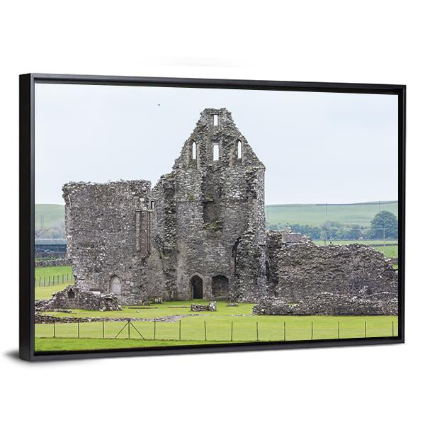 Ruins Of Glenluce Abbey Canvas Wall Art-3 Horizontal-Gallery Wrap-25" x 16"-Tiaracle