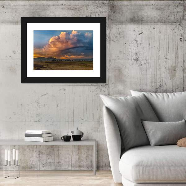 Rural Landscape Of Ethiopia Panoramic Canvas Wall Art-1 Piece-36" x 12"-Tiaracle
