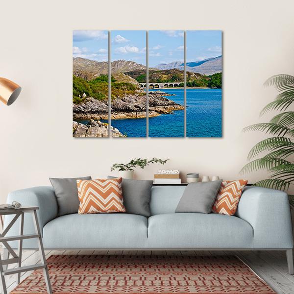 Rural Scenery In The Heart Of Scotland Canvas Wall Art-4 Horizontal-Gallery Wrap-34" x 24"-Tiaracle