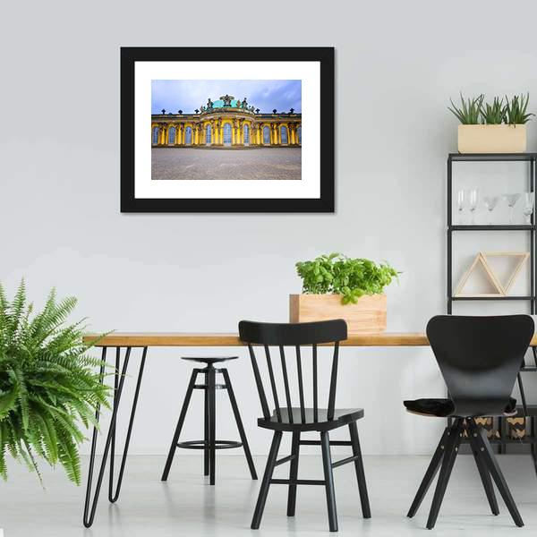 Sans Souci Palace Canvas Wall Art-3 Horizontal-Gallery Wrap-25" x 16"-Tiaracle