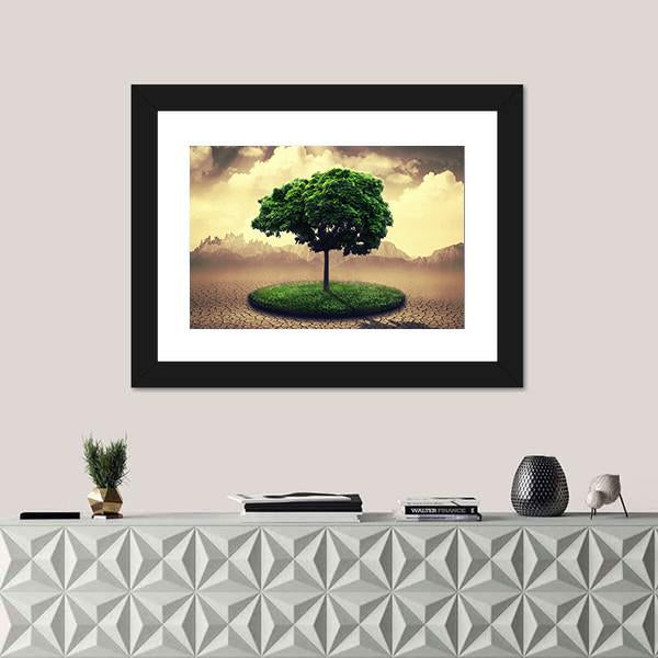 Save The Earth Canvas Wall Art-1 Piece-Framed Print-20" x 16"-Tiaracle