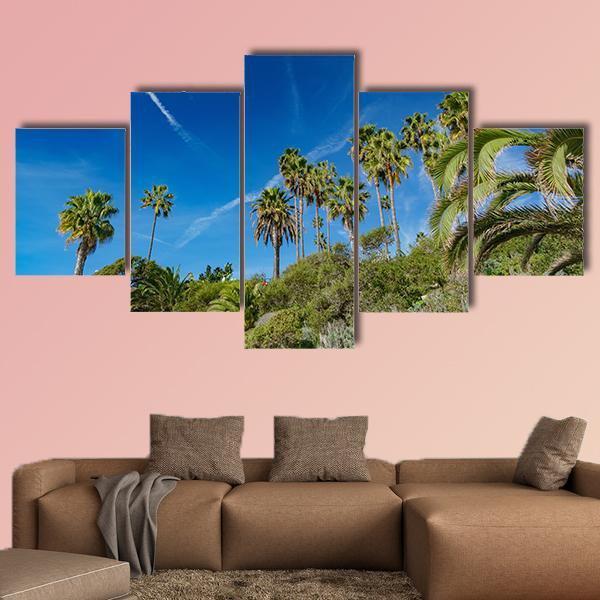 Scenery Around Laguna Beach In California Canvas Wall Art-5 Star-Gallery Wrap-62" x 32"-Tiaracle