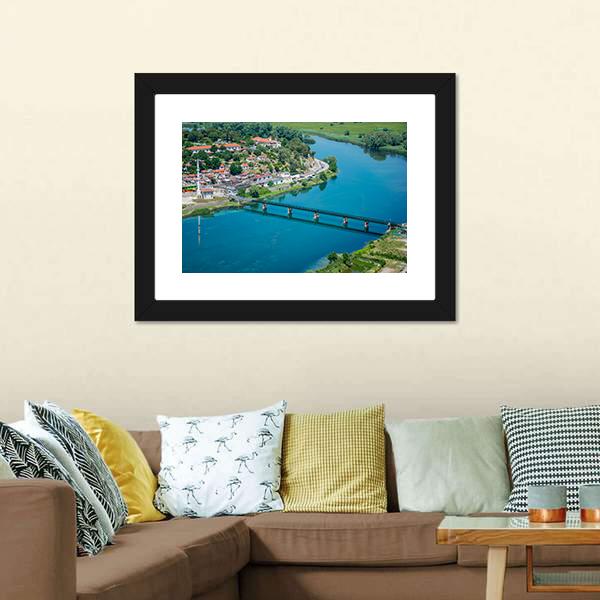 Scenic View From The Fortress Of Rosafa Canvas Wall Art-3 Horizontal-Gallery Wrap-25" x 16"-Tiaracle