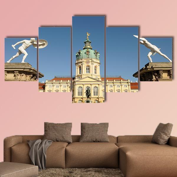 Schloss Charlottenburg Palace Canvas Wall Art-5 Star-Gallery Wrap-62" x 32"-Tiaracle