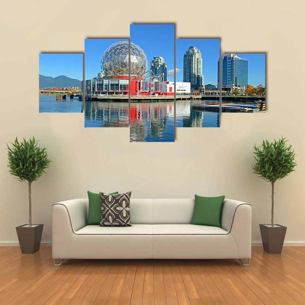 Science World Vancouver Canvas Wall Art-5 Star-Gallery Wrap-62" x 32"-Tiaracle