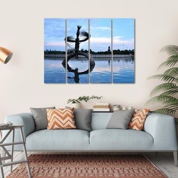 Sculpture Of Art Canvas Wall Art-4 Horizontal-Gallery Wrap-34" x 24"-Tiaracle
