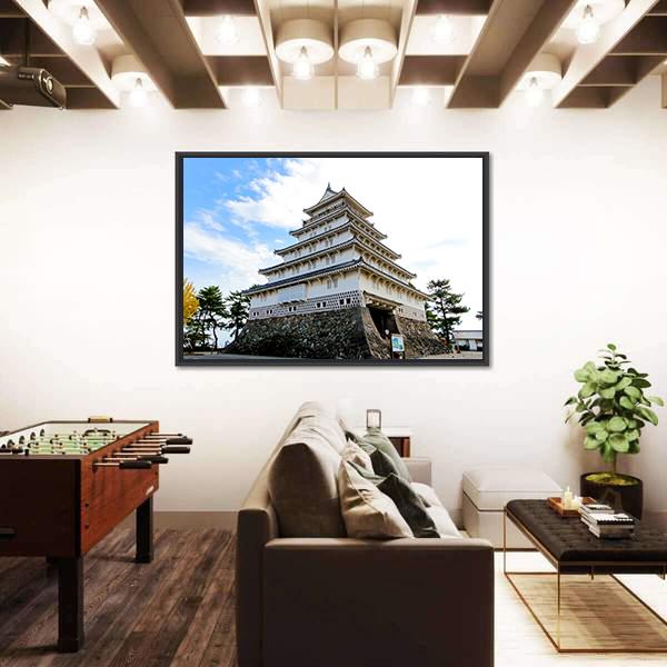 Shimabara Moritake Castle In Japan Canvas Wall Art-3 Horizontal-Gallery Wrap-25" x 16"-Tiaracle