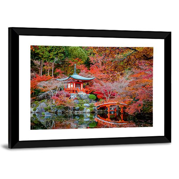 Shingon Buddhist Temple In Japan Canvas Wall Art-3 Horizontal-Gallery Wrap-25" x 16"-Tiaracle