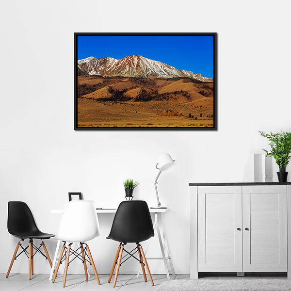 Sierra Nevada Mountains Canvas Wall Art-5 Horizontal-Gallery Wrap-22" x 12"-Tiaracle