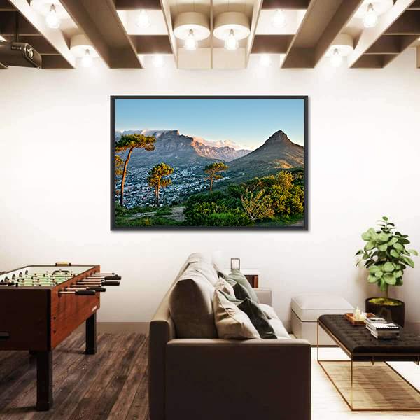 Signal Hill In Cape Town Canvas Wall Art-3 Horizontal-Gallery Wrap-25" x 16"-Tiaracle