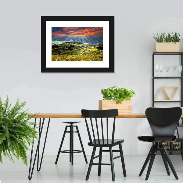 Sixty Stone Mountain Panoramic Canvas Wall Art-1 Piece-36" x 12"-Tiaracle