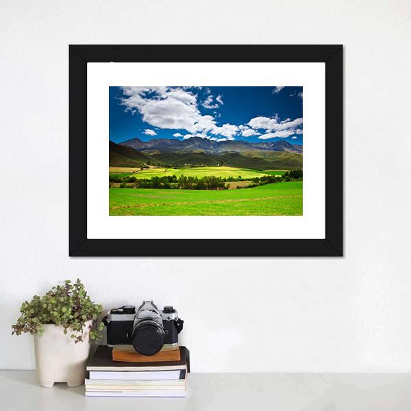 South Africa Landscape Canvas Wall Art-1 Piece-Framed Print-20" x 16"-Tiaracle