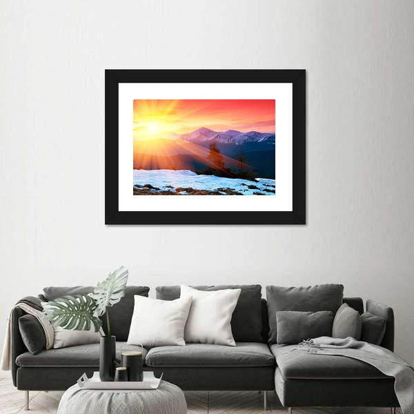 Spring Landscape With The Cloudy Sky Canvas Wall Art-3 Horizontal-Gallery Wrap-25" x 16"-Tiaracle