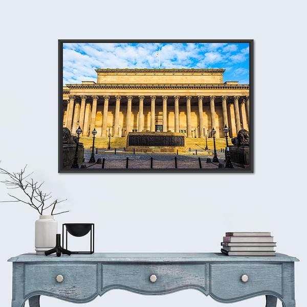 St George Hall Canvas Wall Art-1 Piece-Floating Frame-24" x 16"-Tiaracle
