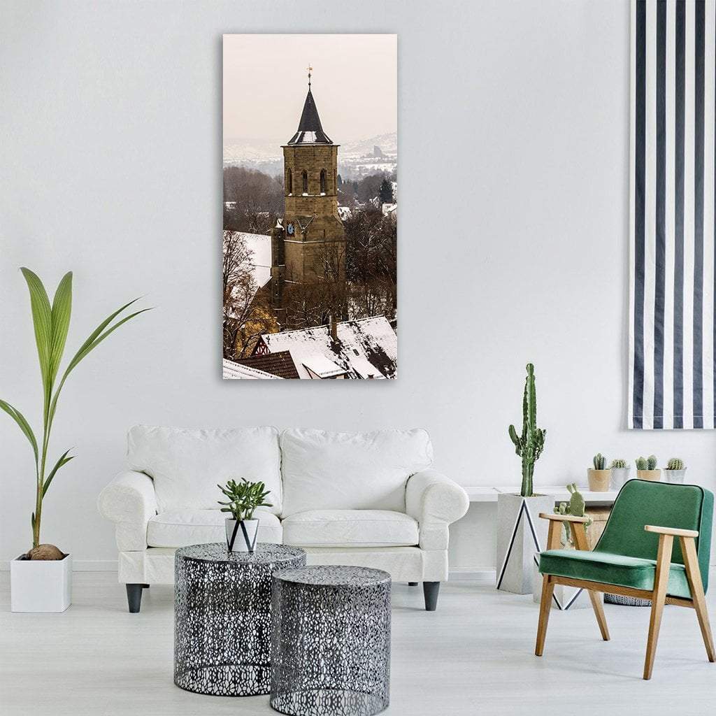 St Michael's Church In Germany Vertical Canvas Wall Art-1 Vertical-Gallery Wrap-12" x 24"-Tiaracle