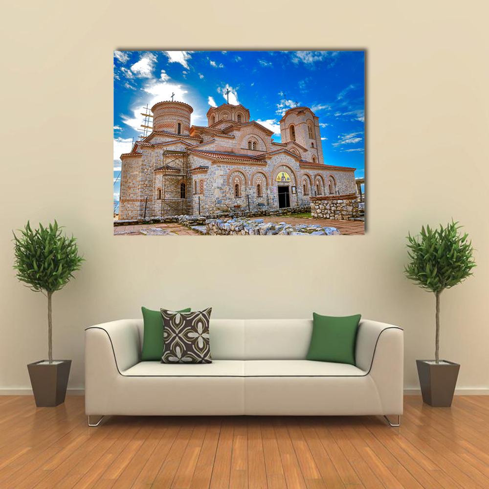 St Pantelejmon In Ohrid Macedonia Canvas Wall Art-1 Piece-Gallery Wrap-36" x 24"-Tiaracle