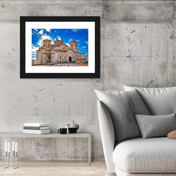 St Pantelejmon In Ohrid Macedonia Canvas Wall Art-5 Horizontal-Gallery Wrap-22" x 12"-Tiaracle