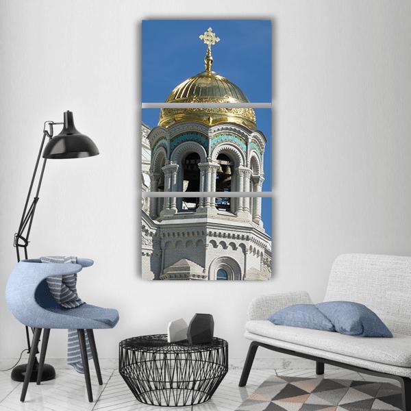St Petersburg Bell Church In Russia Vertical Canvas Wall Art-3 Vertical-Gallery Wrap-12" x 25"-Tiaracle