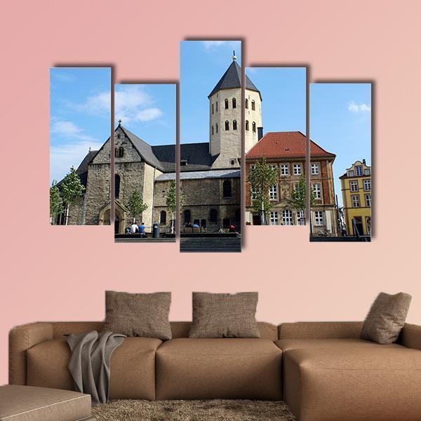 St Ulrich church In North Rhine Germany Canvas Wall Art-5 Pop-Gallery Wrap-47" x 32"-Tiaracle