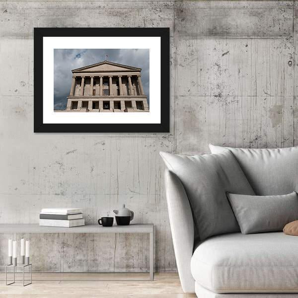 State Capitol In Nashville Canvas Wall Art-3 Horizontal-Gallery Wrap-25" x 16"-Tiaracle