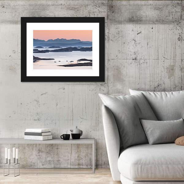 Summer Isles In Scotland Panoramic Canvas Wall Art-1 Piece-36" x 12"-Tiaracle