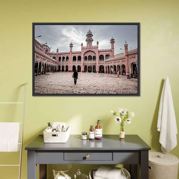 Sunehri Mosque In Peshawar Canvas Wall Art-5 Horizontal-Gallery Wrap-22" x 12"-Tiaracle