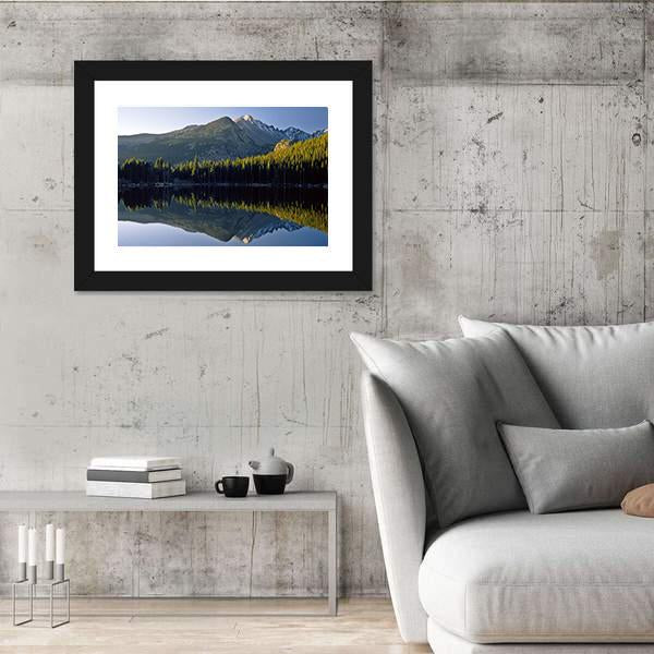 Sunrise At Bear Lake In National Park Canvas Wall Art-3 Horizontal-Gallery Wrap-25" x 16"-Tiaracle