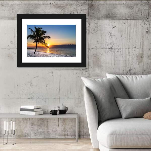 Sunrise At Key West In Florida USA Canvas Wall Art-3 Horizontal-Gallery Wrap-25" x 16"-Tiaracle