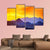 Sunrise Over Colorado Rocky Mountains Canvas Wall Art-1 Piece-Gallery Wrap-48" x 32"-Tiaracle