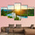 Sunrise Over River Clutha In New Zealand Canvas Wall Art-3 Horizontal-Gallery Wrap-37" x 24"-Tiaracle