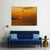 Sunrise With Seagull Canvas Wall Art-1 Piece-Gallery Wrap-48" x 32"-Tiaracle