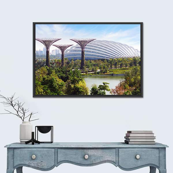Super Tree Grove Garden Canvas Wall Art-3 Horizontal-Gallery Wrap-25" x 16"-Tiaracle